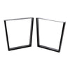 Set of 2 Industrial Metal Steel Box Shape Table Legs Dining/Bench/Office/Desk UK