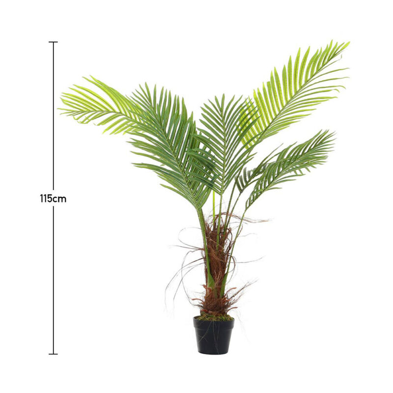 Large Areca Palm Potted Exotic Tropical Garden Patio Fake Plant with Pot Topiary