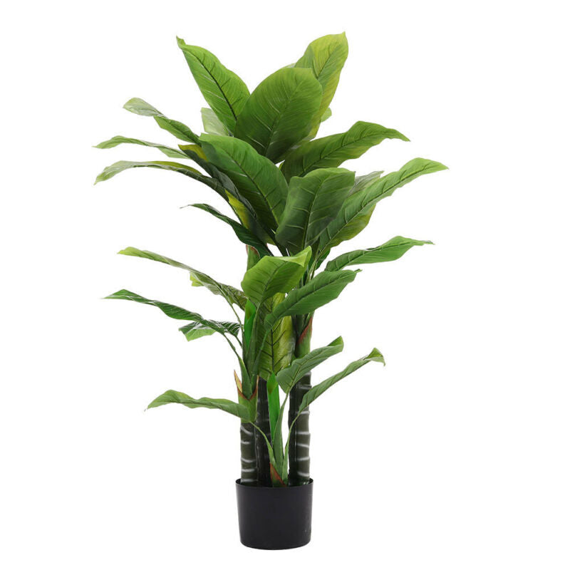 Large Artificial Tree w/ Pot Realistic Fake Tropical Plant Indoor Outdoor Decor