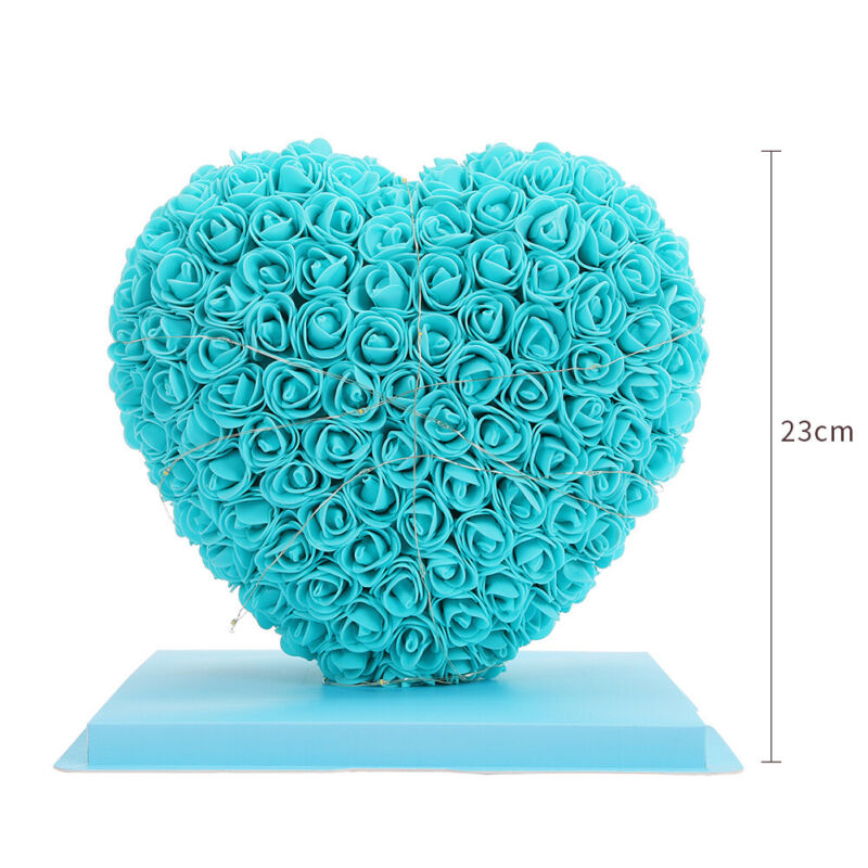 LED FOAM ROSE BEAR ARTIFICIAL FLOWER ROSE TEDDY BEAR DOLL FADDISH LOVE GIFT BOX