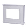 30" 34" 50" Electric Fire Suite White Mantel/Surround LED Flame Fireplace Heater