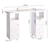Professional Manicure Table Nail Beauty Salon Station Technician Storage Desk UK