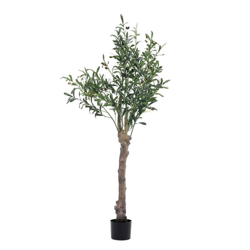 Large Artificial Tree w/ Pot Realistic Fake Tropical Plant Indoor Outdoor Decor