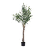 Large Artificial Tree w/ Pot Realistic Fake Tropical Plant Indoor Outdoor Decor
