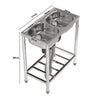 Stainless Steel Commercial Kitchen Sink Catering Sink Single Double Bowl Drainer