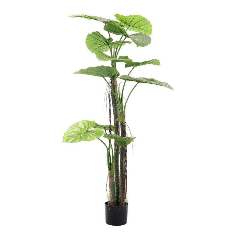 Large Artificial Tree w/ Pot Realistic Fake Tropical Plant Indoor Outdoor Decor