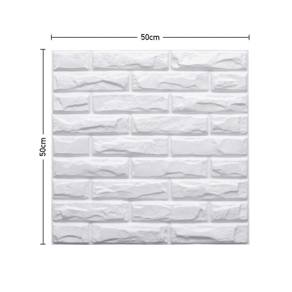 12/24PCS PVC 3D Wall Panel Wallpaper Ceiling Tile Cladding Cover Bedroom Decor