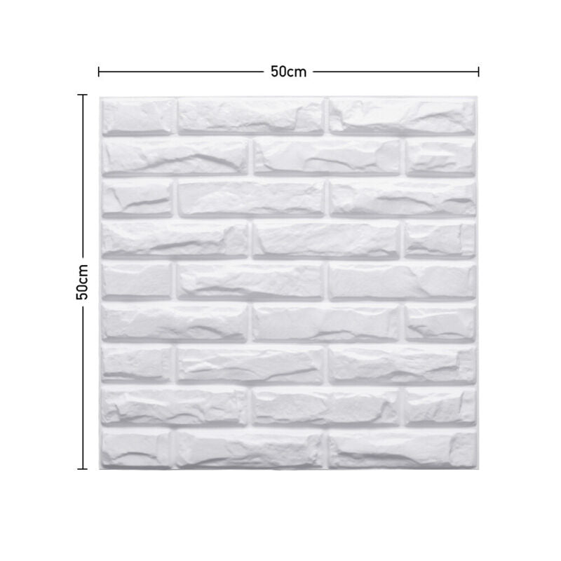 24x PVC 3D Wall panel Decorative Wall Ceiling Tile Cladding Wallpaper Waterproof