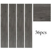 36pcs Self Adhesive Vinyl Floor Tiles Stick On Flooring Planks Wood Grain Effect