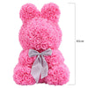 LED FOAM ROSE BEAR ARTIFICIAL FLOWER ROSE TEDDY BEAR DOLL FADDISH LOVE GIFT BOX