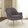 Velvet Oyster Scallop Shell Tub Chair Seat Armchair Wing Back Sofa Cafe Bedroom