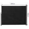 Retractable Side Awning Privacy Screen Garden Terrace Sunshade Wind Screening