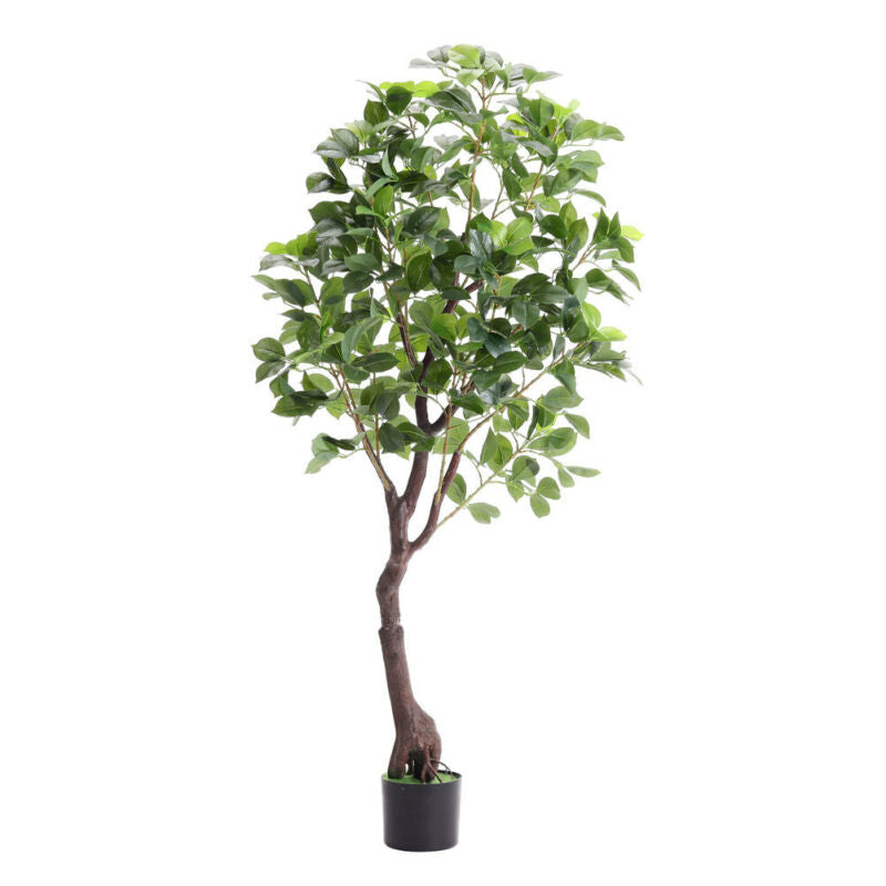 Large Artificial Tree w/ Pot Realistic Fake Tropical Plant Indoor Outdoor Decor