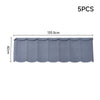 5pcs Galvanized Steel Roofing Asphalt Shingles Shed Log Cabin Roof Tile Panel