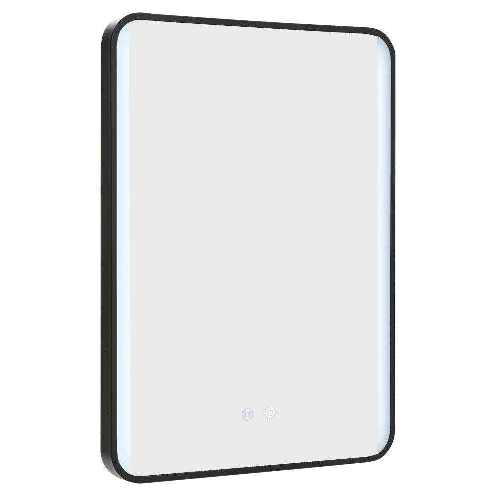 Modern Illuminated Bathroom Mirror With LED Light Demister Pad Touch Switch