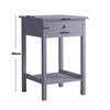Slim Side Table Bedroom Bedside Table Unit Sofa Cabinet Nightstand With Drawer