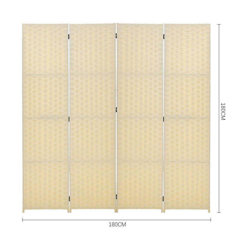 Large Wood/Bamboo Privacy Screen Room Divider Partition Furniture 3/4/6 Panels
