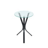 Sofa Side Table Glass Coffee Snack Coffee Desk Laptop Stand End for Living Room