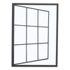 Rectangle Square Rustic Window Style Hanging Wall Mirror Hallway Home Decor