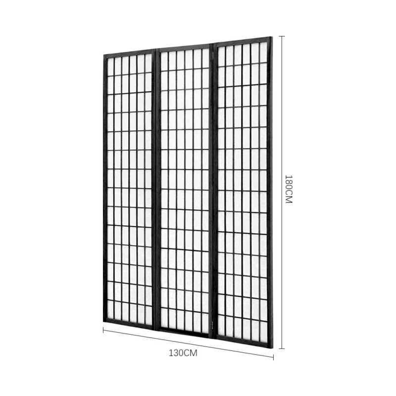 Large Wood/Bamboo Privacy Screen Room Divider Partition Furniture 3/4/6 Panels