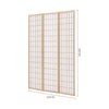Large Wood/Bamboo Privacy Screen Room Divider Partition Furniture 3/4/6 Panels