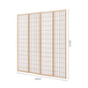 Large Wood/Bamboo Privacy Screen Room Divider Partition Furniture 3/4/6 Panels