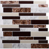 Self-Adhesive 3D Mosaic Brick Wall Tile Sticker Kitchen Bathroom Wallpaper Decal