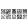 10pcs Moroccan Tile Sticker Bathroom Kitchen Waterproof Wall Decal DIY Home Deco
