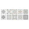 10pcs Moroccan Tile Sticker Bathroom Kitchen Waterproof Wall Decal DIY Home Deco