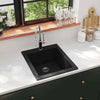 Overmount Kitchen Sink Single Basin Granite High temperature resistance