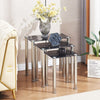 Nest of 3 Tempered Glass Nested Tables Side End Lamp Sofa Tables Living Room