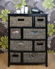 Storage Unit Wicker Basket Bathroom Hallway Chest of Drawers Tetbury Furniture