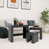 3x Nesting Coffee Tables Engineered Wood Table Furniture Multi Colours vidaXL
