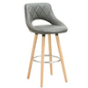 Breakfast Kitchen Counter Bar Stool Chair Wood Legs Barstool High Stool