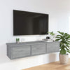 Wall-mounted Drawer Shelf Engineered Wood Wall Cabinet Multi Colours vidaXL