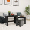 3x Nesting Coffee Tables Engineered Wood Table Furniture Multi Colours vidaXL