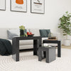 3x Nesting Coffee Tables Engineered Wood Table Furniture Multi Colours vidaXL