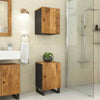 vidaXL Bathroom Cabinet Solid Wood Robust and stable Plenty of storage space