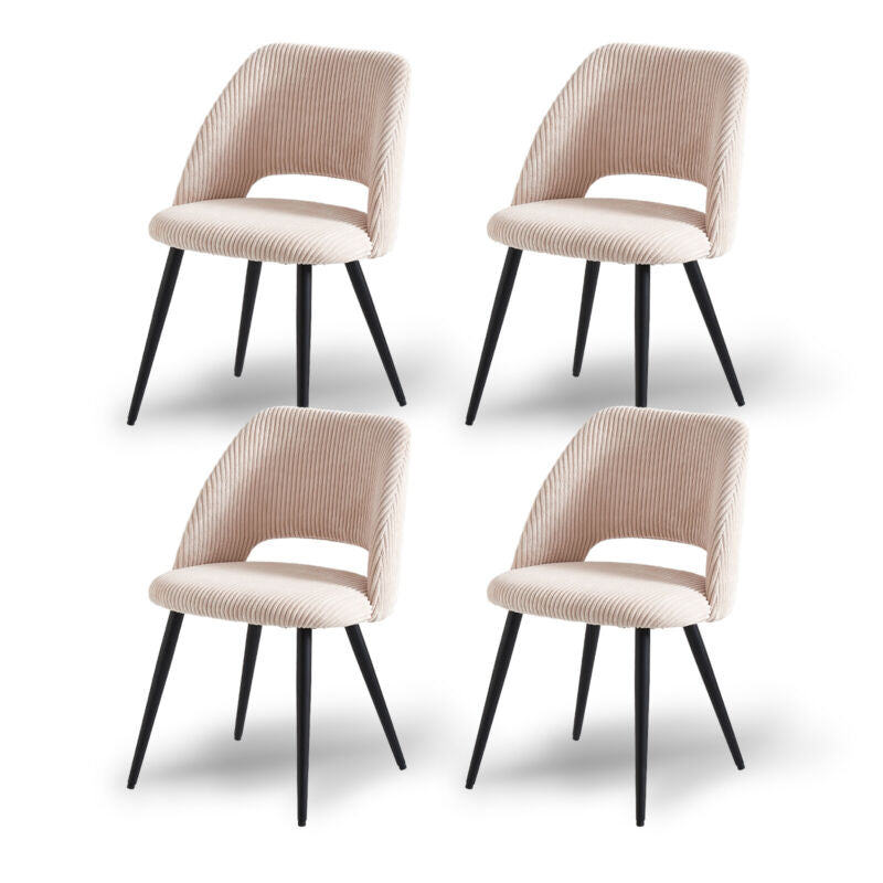 Solid 150cm Wood Dining Table and 4/6 Chairs Set Home Kitchen Furniture 4 Colors