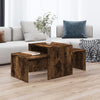 Coffee Table Set Engineered Wood Living Room Sofa Table Multi Colours vidaXL