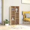 Book Cabinet Highboard Book Rack Stand Engineered Wood Multi Colours