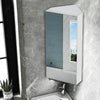 Mirrored Bathroom Cabinet LED White 1/2/3 Doors Mounted Cupboard Wall Mounted