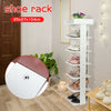7 Tier Shoe Rack Storage Shelf Corner Shoes Cabinet Organiser Stand Unit Wood