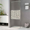 Walk-In Shower Wall Enclosure Bath Screen Flipper ESG Glass Panel Shower Screen