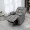 PU Leather Manual Recliner Chair, Recliner Armchair for Living Room